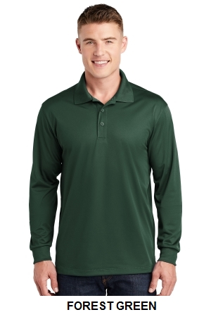 Sport-Tek Long Sleeve Micropique Sport-Wick Polo. ST657.